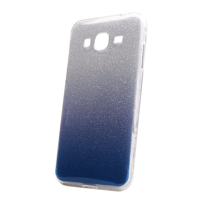 Накладка силиконовая Glamour Samsung J320 Galaxy J3 2016 blue/silver