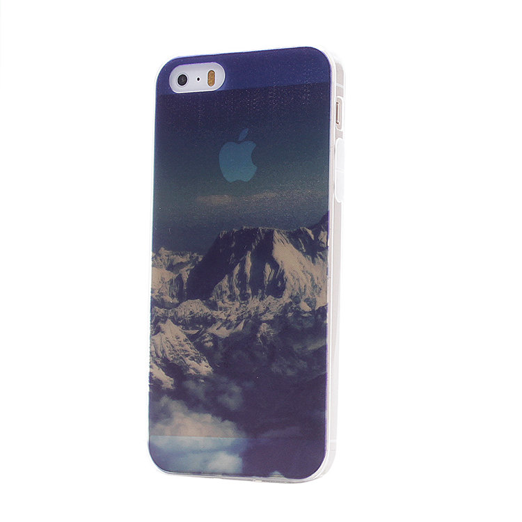 Накладка силиконовая принт IPhone 5 (024)