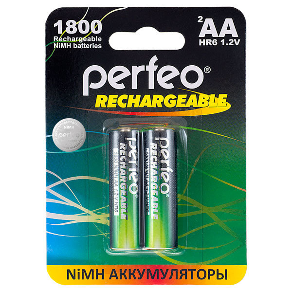 Аккумулятор Perfeo AA 1800mAh/2BL
