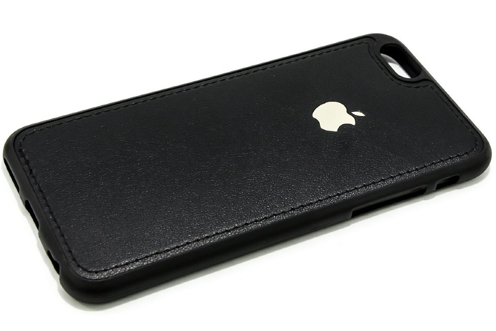 Накладка Кожа ЛЮКС iPhone 6 черная