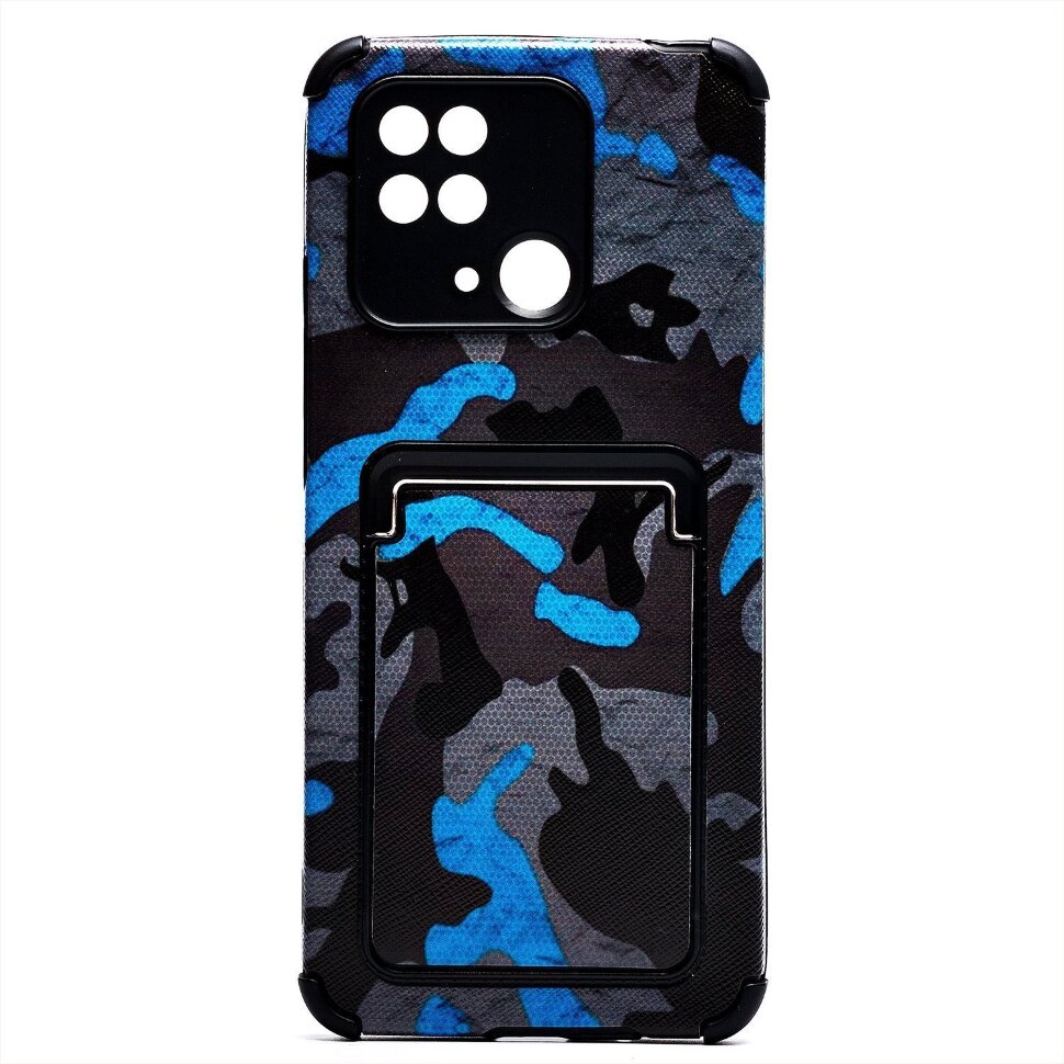 Накладка SC284 Xiaomi Redmi 10C с визитницей (005)