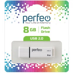 Perfeo USB 8GB C01G2 White