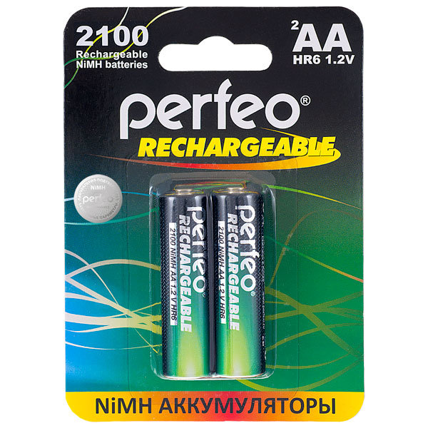 Perfeo AA 2100mAh/2BL Аккумулятор