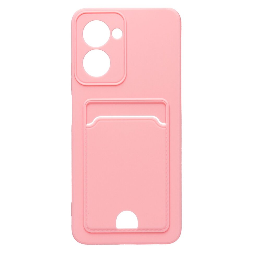 Накладка SC315 Realme C33 с визитницей (pink)