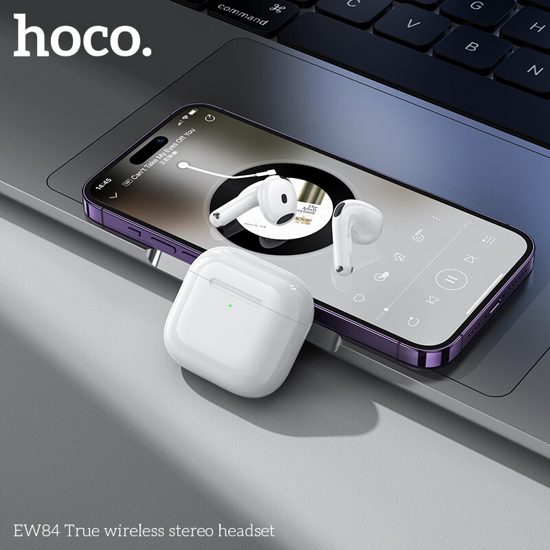Наушники Bluetooth HOCO EW84 True TWS, белые