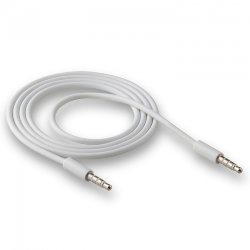 AUX кабель 3,5 * 3.5 WALKER WCA-049 четырехконтактный в пакете белый