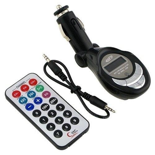 FM-модулятор MicroSD/SD/USB/пульт M-010 черный