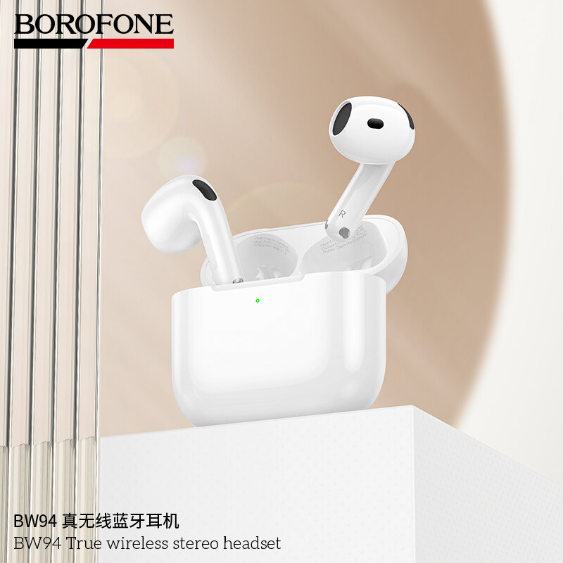 Наушники Bluetooth BOROFONE BW94 True TWS, белые