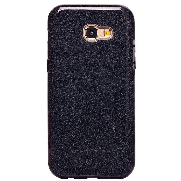 Накладка SC097 БЛЕСТКИ 3в1 Samsung J330 Galaxy J3 2017 (black)