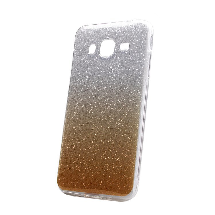 Накладка силиконовая Glamour Samsung J320 Galaxy J3 2016 gold/silver