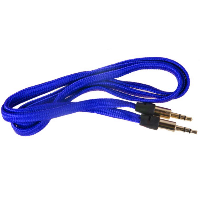 AUX кабель 3,5 * 3.5 ткань цветной