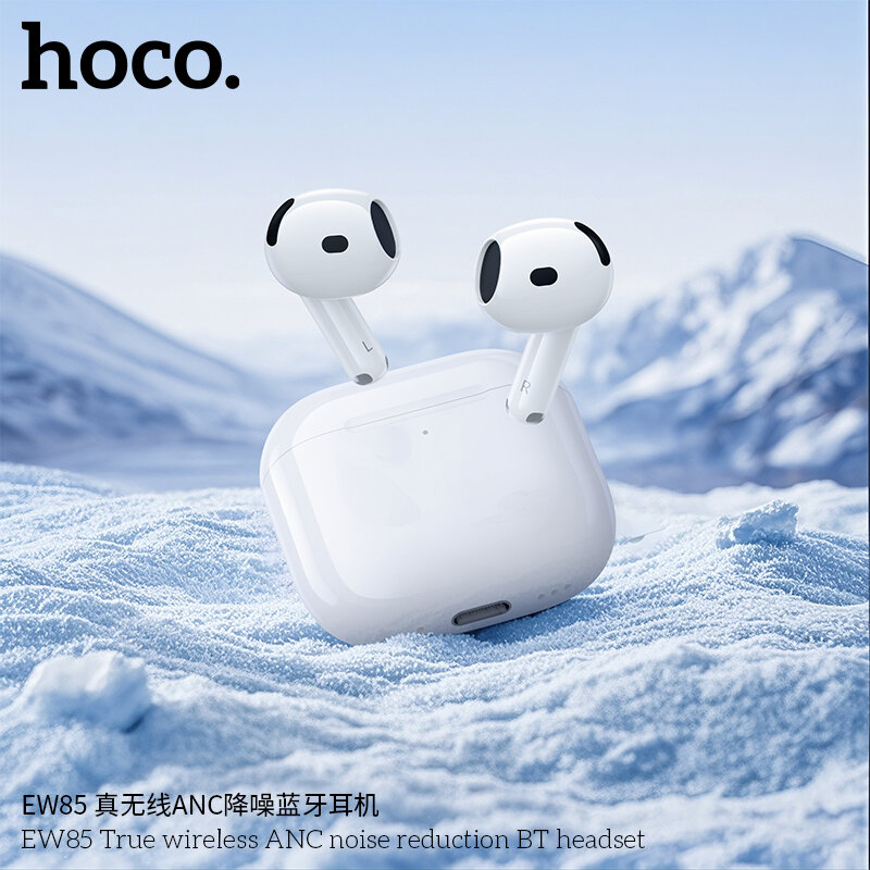 Наушники Bluetooth HOCO EW85 ANC TWS, белые