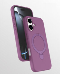 Силикон Revole Mix&Ring для Apple iPhone 17 PRO (6.3) лиловый металлик