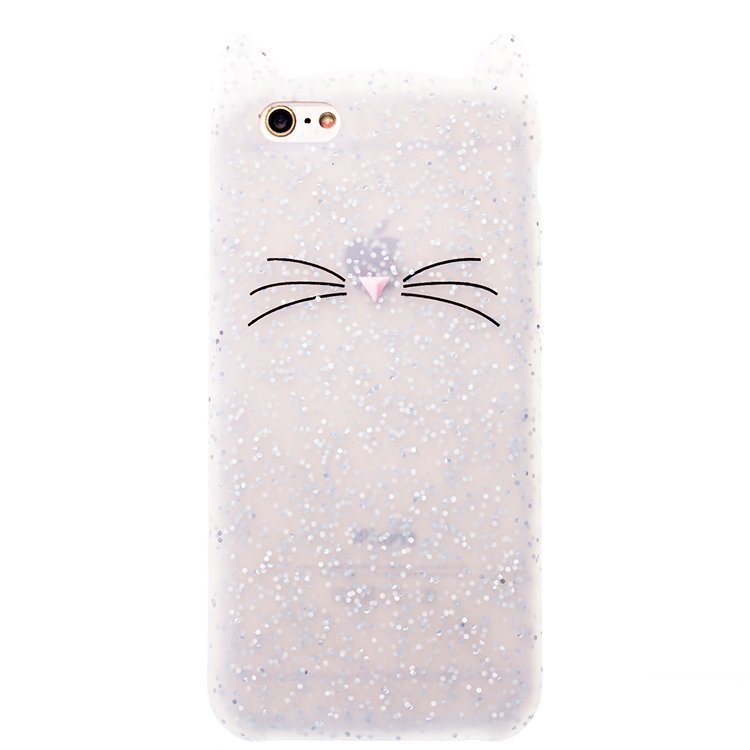 Накладка SC044 CAT iPhone 6 (011) белая
