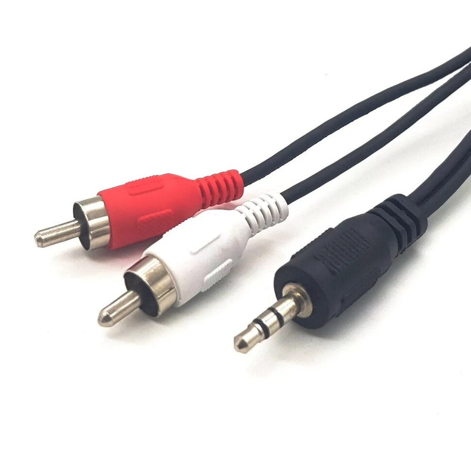 Кабель TELECOM Jack 3,5 вилка - 2xRCA вилка 2 метра
