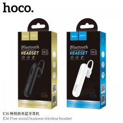 BLUETOOTH-гарнитура HOCO E36 Free sound, белая