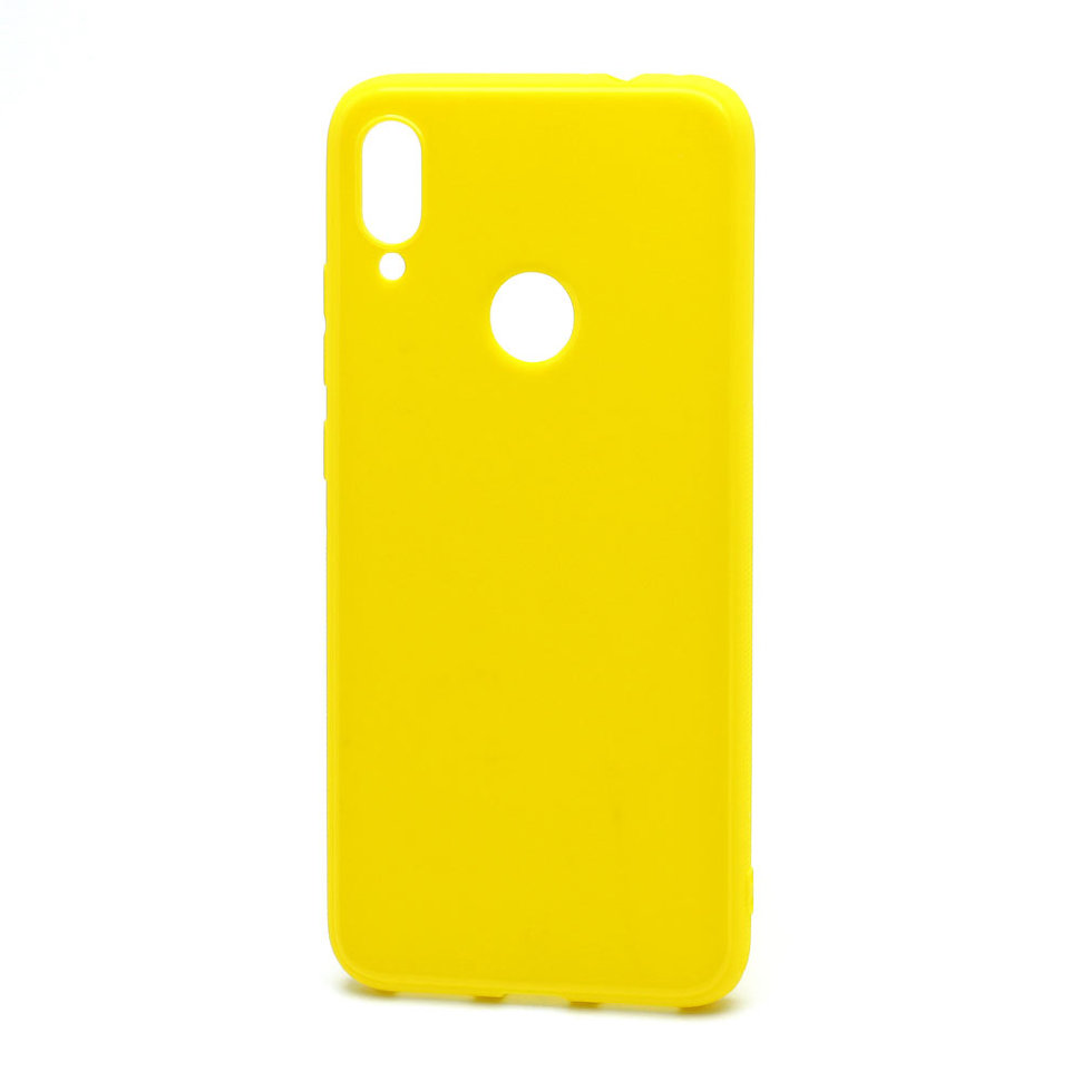Накладка ГЛЯНЕЦ Xiaomi Redmi Note 7 желтая