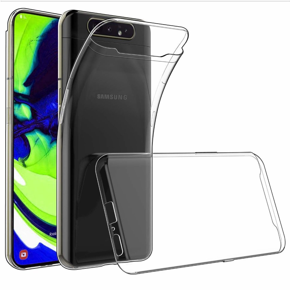 Накладка силиконовая ZERO Samsung A805 Galaxy A80 прозрачная