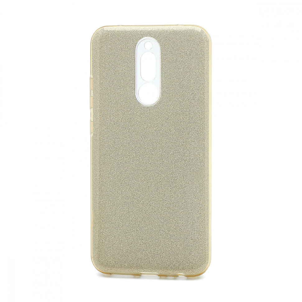 Накладка SC097 БЛЕСТКИ 3в1 Xiaomi Redmi 8 (gold)