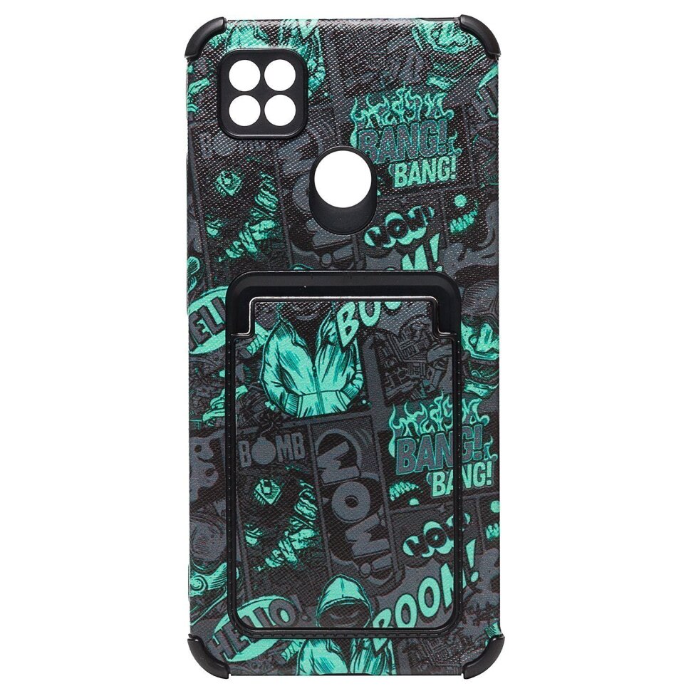Накладка SC284 Xiaomi Redmi 9C с визитницей (001)
