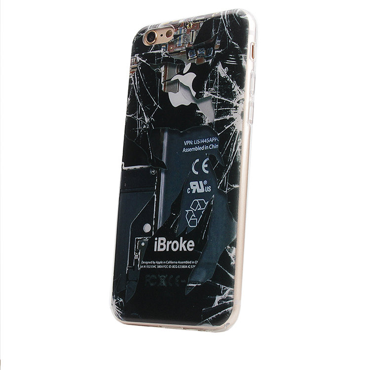 Накладка силиконовая принт IPhone 6 (004)