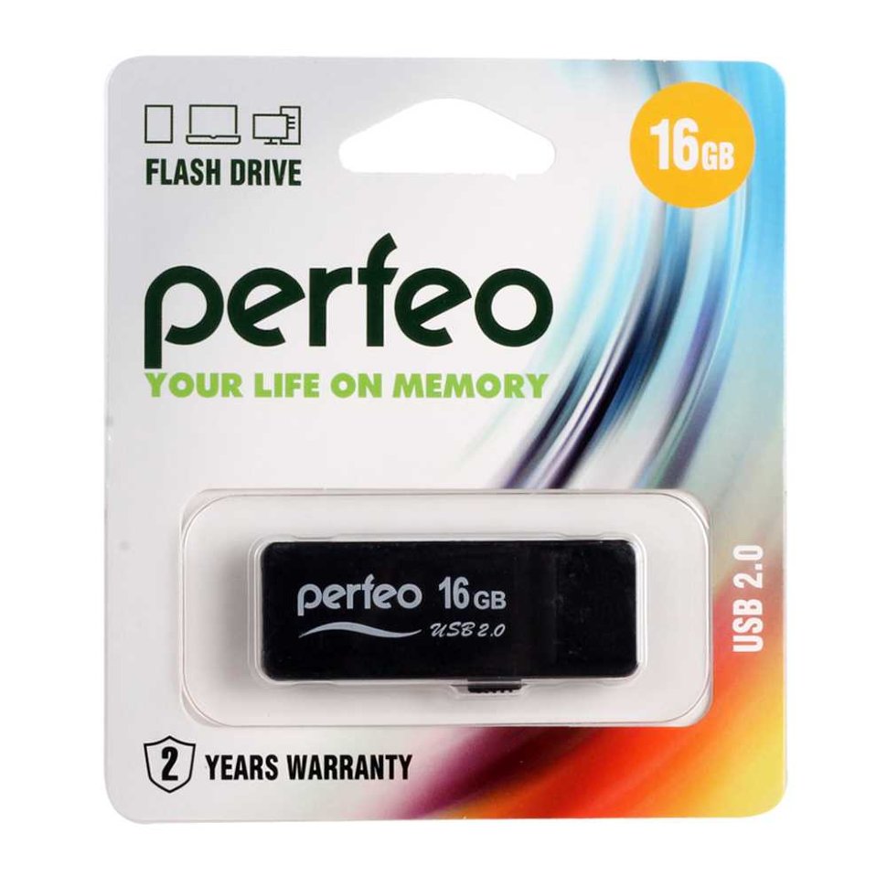 Perfeo USB 16GB R01 Black