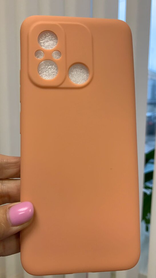 Накладка силиконовая SOFT TOUCH Xiaomi Redmi 12C, персик