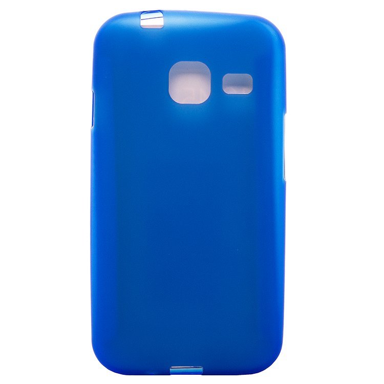 Накладка силиконовая МАТОВАЯ Samsung J105 синяя