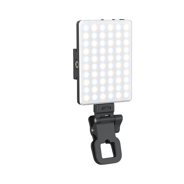 Свет для съемки WALKER WLR-A8, портативный, RGB с дисплеем, черный
