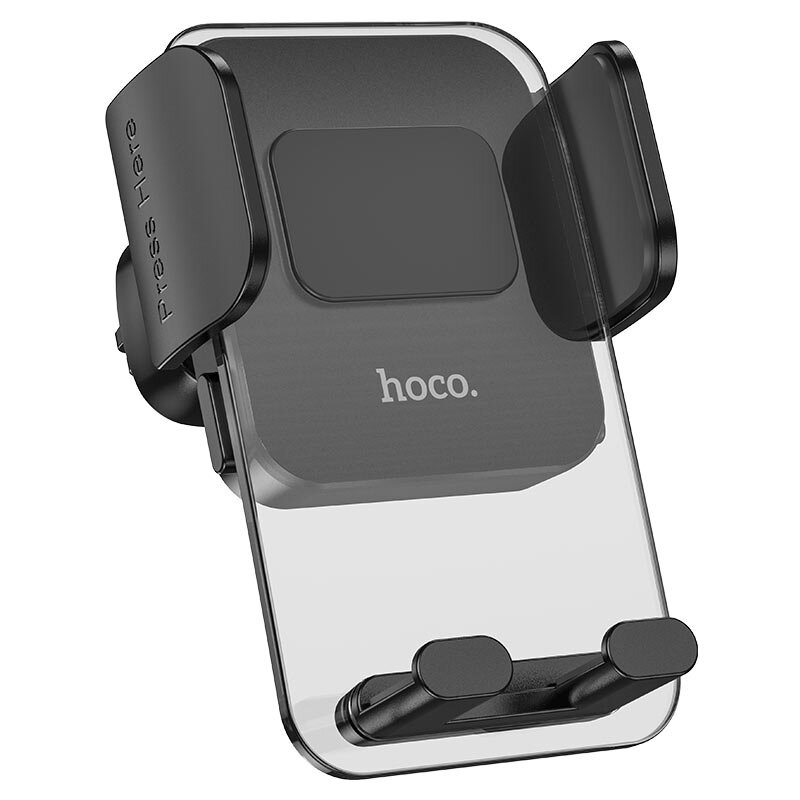 Держатель автомобильный Hoco CA117, черный (повреждена упаковка)