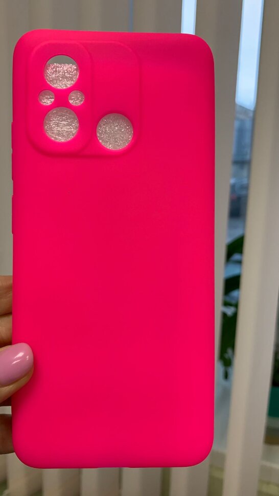 Накладка силиконовая SOFT TOUCH Xiaomi Redmi 12C, розовая