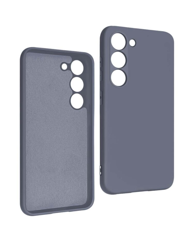 Накладка Silicon Cover NANO Samsung S24 Plus 2024/S25 Plus 2025, космический серый