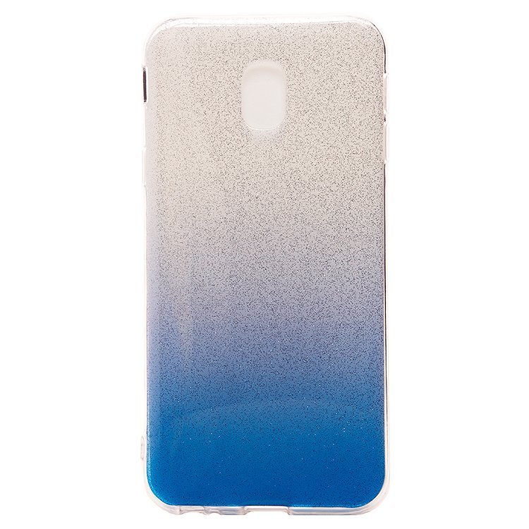 Накладка силиконовая Glamour Samsung J330 Galaxy J3 2017 blue/silver