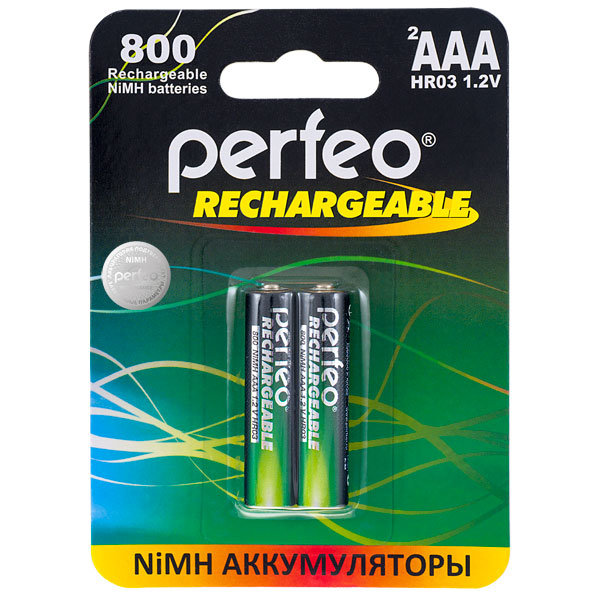 Perfeo AAA 800mAh/2BL Аккумулятор