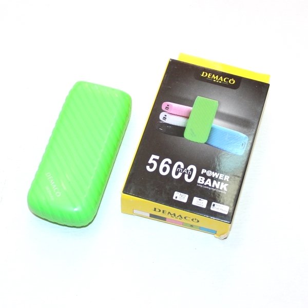 Внешнее ЗУ Power Bank Demaco DK-17 5600mAh зеленое