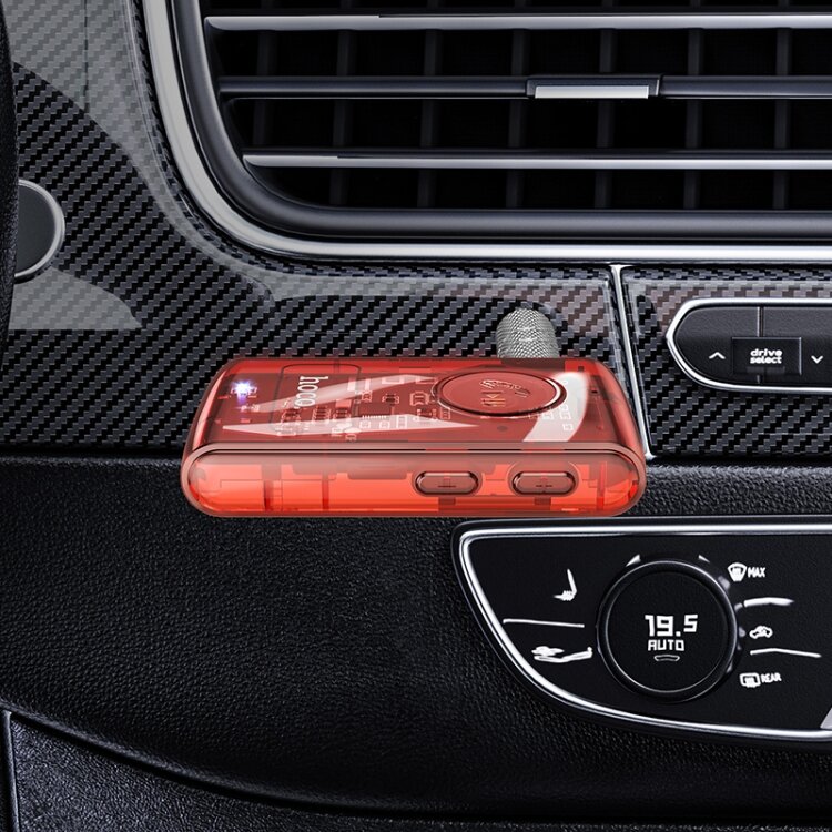Беспроводной аудиоресивер HOCO E66 AUX - Bluetooth, оранжевый