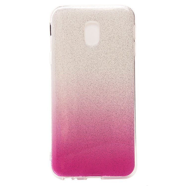 Накладка силиконовая Glamour Samsung J330 Galaxy J3 2017 purple/silver