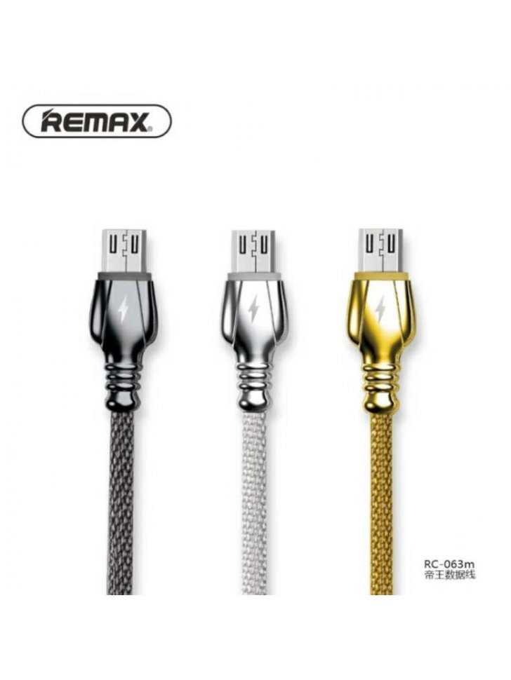 Кабель USB - MicroUSB REMAX King RC-063m серебро