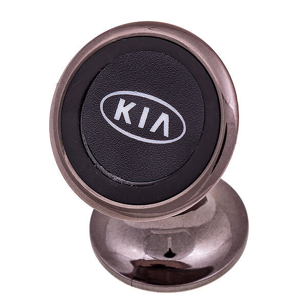 Держатель автомобильный МАГНИТНЫЙ Kia графитовый