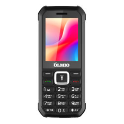 Мобильный телефон Olmio P30 black (3 Sim, microSD, Bluetooth, FM, 2800 mAh,Фонарик, Камера, Power B)