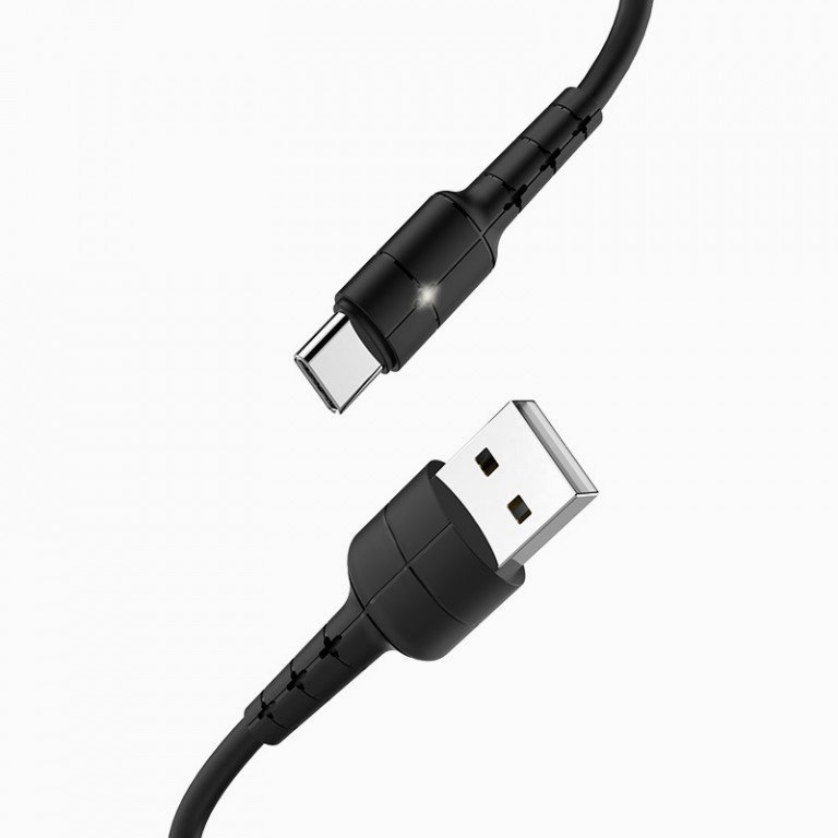 Кабель USB - Type-C Kurato RR-T105 черный