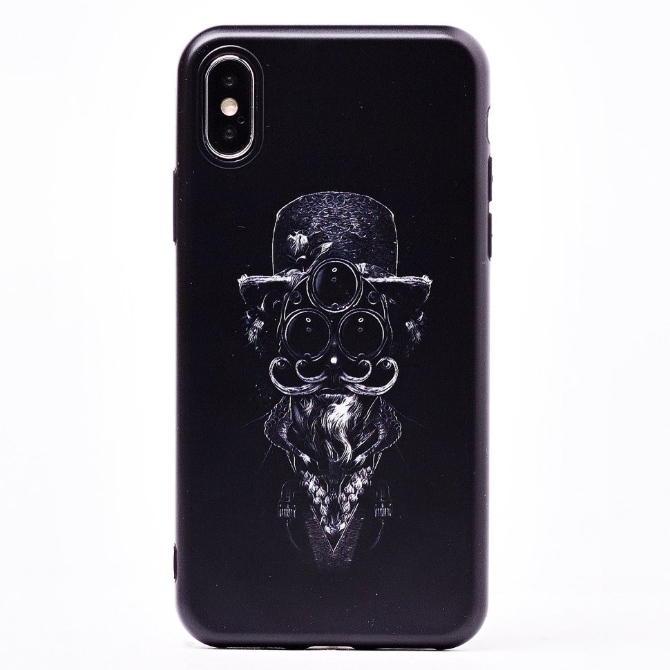 Накладка SC174 iPhone X/XS (004) черный