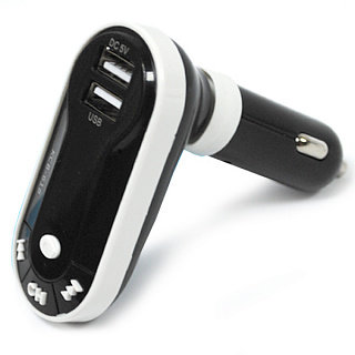 FM-модулятор Bluetooth MicroSD/2 USB/AUX/пульт KCB-618