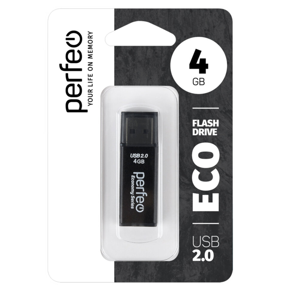 Perfeo USB 4GB E03 Black