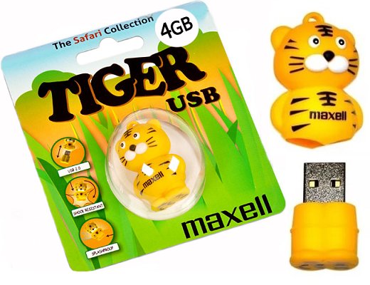 Maxell USB 8GB ANUMAL Collection TIGER